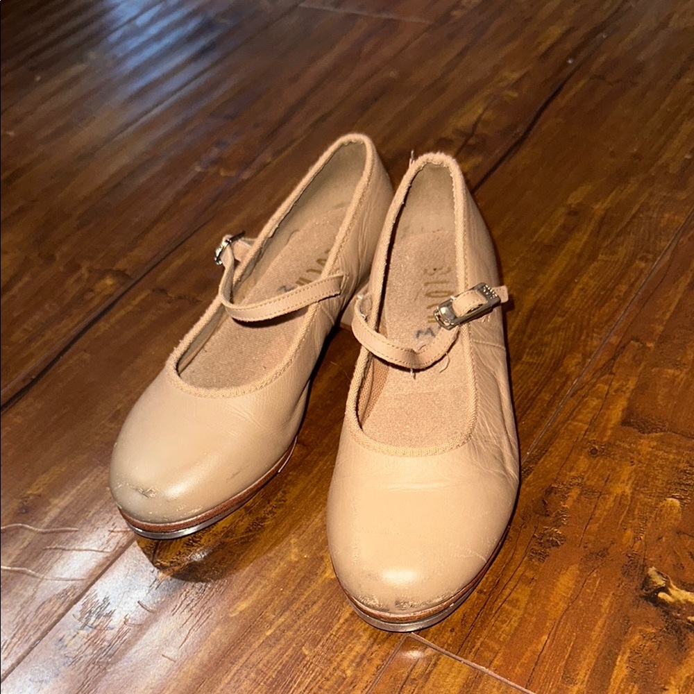 Bloch Merry Jane Tan Tap Shoes Child 13 Techno Taps Dance